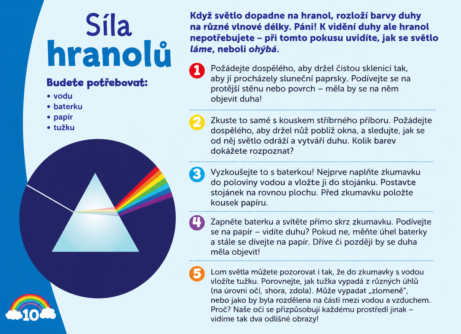 Síla hranolů - learning resources